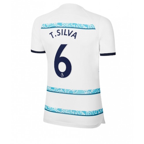 Dres Chelsea Thiago Silva #6 Gostujuci za Žensko 2022-23 Kratak Rukav